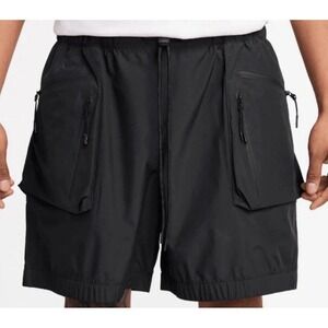 Nike Tech Super Lightweight Cargo Shorts Black Men's Size XL $135